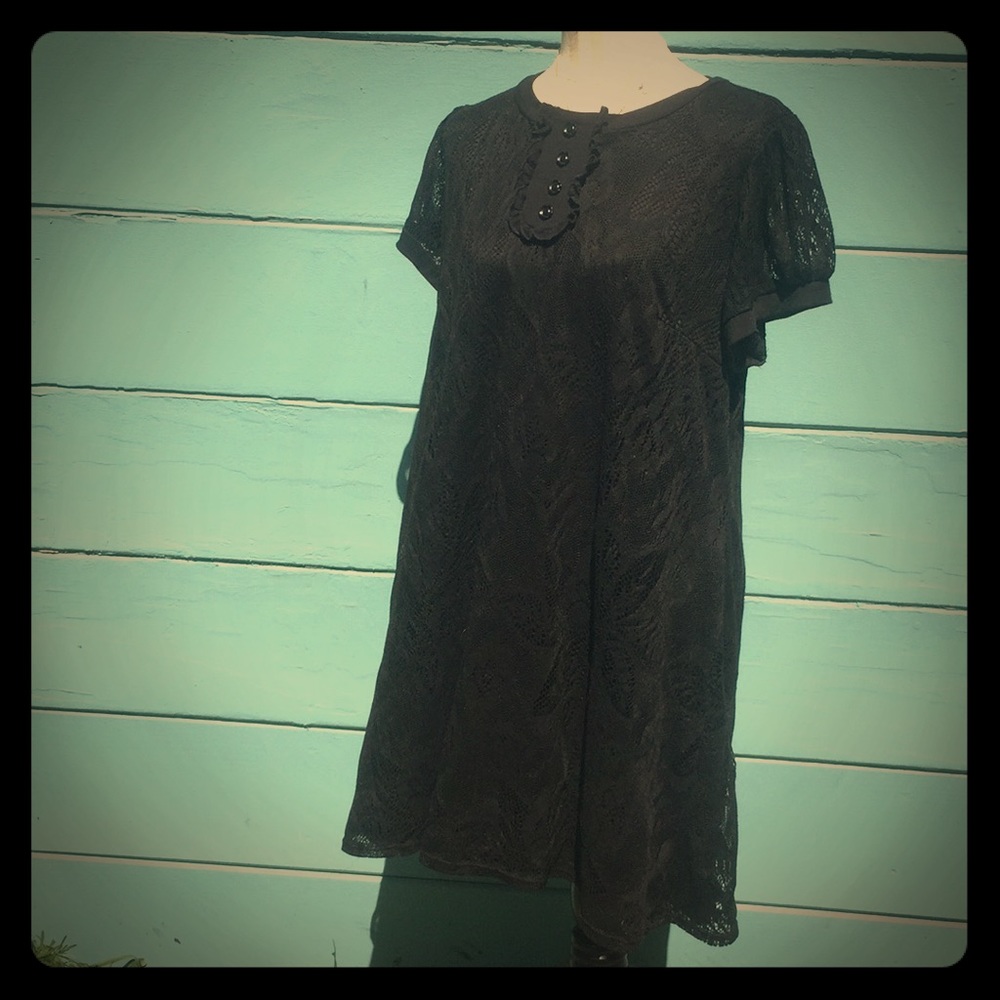 Torrid black lace dress, EUC, flawless
